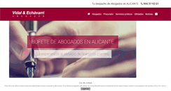 Desktop Screenshot of abogadosalicante.com